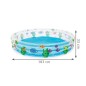 Piscina gonflabila rotunda, diametru 183 cm, capacitate 480l, 3 inele, imprimeu vesel, pentru copii Piscina gonflabila rotunda, diametru 183 cm, capacitate 480l, 3 inele, imprimeu vesel, pentru copii