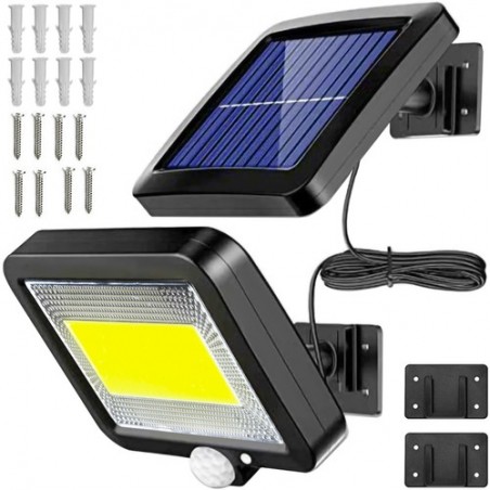 Reflector solar 100 LED-uri, senzor de miscare raza 5 m, IP65