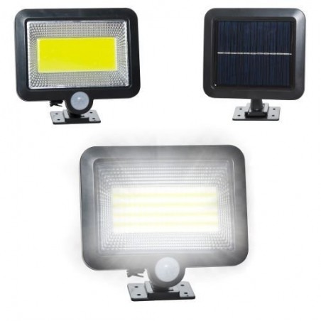 Reflector solar 100 LED-uri, senzor de miscare raza 5 m, IP65
