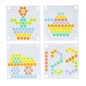Puzzle tip Montessori cu margele colorate din lemn, accesorii incluse, dezvoltare motricitate si memorie