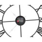 Ceas de perete stil retro, negru, metal, diametru 47.5 cm Ceas de perete stil retro, negru, metal, diametru 47.5 cm