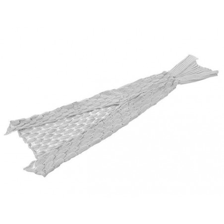 Patura coada de sirena, dimensiune XXL, fibra acrilica, lungime totala 190 cm, gri