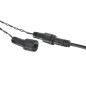 Instalatie brad LED, 3W, 100 LED-uri multicolor, flash, impermeabila IP44, 10,1m, universala
