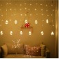 Instalatie de Craciun, tip perdea, 108 LED-uri, model globuri, lumina alba-calda, 5.15 metri Instalatie de Craciun, tip perdea, 108 LED-uri, model globuri, lumina alba-calda, 5.15 metri