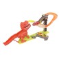 Dinozaur lansator cu pista pentru masinute, 2 masinute incluse, 49x8,5x33cm, multicolor Dinozaur lansator cu pista pentru masinute, 2 masinute incluse, 49x8,5x33cm, multicolor