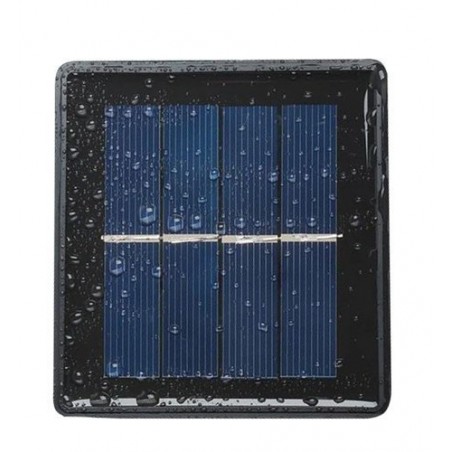 Instalatie solara 200 microLED-uri, alb rece, 8 moduri de iluminare, lungime 20 m, IP44