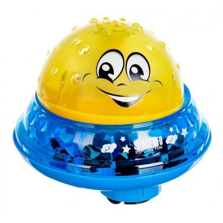 Jucarie interactiva de baie, iluminare si efecte sonore, 4 in 1, fantana, proiector lumini