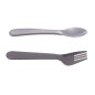Set fast food pentru copii, 26 piese, produse alimentare, tacamuri, tava, multicolor