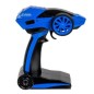 Masinuta off-road cu telecomanda, raza 50 m, roti cauciuc cu suspensii, 2,4 GHz, 27x14x16 cm, albastru/negru