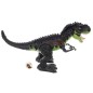 Jucarie Dinozaur T-rex interactiv, set 5 dinozauri, cuib si oua, efecte sonore si lumini, multicolor