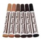 Kit marker corector pentru mobila, reparatie zgarieturi, set 6 culori