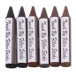 Kit marker corector pentru mobila, reparatie zgarieturi, set 6 culori