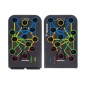 Placa cu manere pentru flotari 25 in 1, 2 benzi fitness incluse, 10x64,5x19,5 cm, negru Placa cu manere pentru flotari 25 in 1, 2 benzi fitness incluse, 10x64,5x19,5 cm, negru