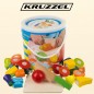 Set creativ legume/fructe pentru copii, 14 piese, lemn, multicolor