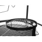 Gratar de gradina cu carbune, rotisor rotativ, functie afumare, 102x98cm, 12,5kg, negru Gratar de gradina cu carbune, rotisor rotativ, functie afumare, 102x98cm, 12,5kg, negru