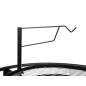 Gratar de gradina cu carbune, rotisor rotativ, functie afumare, 102x98cm, 12,5kg, negru