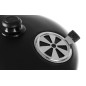 Gratar de gradina cu carbune 3 in 1, functie grill, functie afumare, carlige incluse, 45x80cm, negru