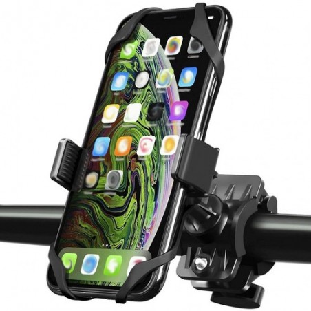 Suport telefon pentru bicicleta sau motocicleta, universal, amortizare soc, reglare 360 grade