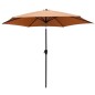Umbrela gradina 3 m, protectie UV, rezistenta intemperii, 300x250x288 cm