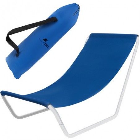 Scaun camping pliabil, geanta transport inclusa, impermeabil, 60x45x40 cm, albastru