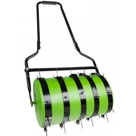 Aerator gazon 2 in 1, rola manuala tasare, maner ergonomic, 107x60x26 cm