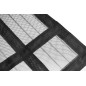 Plasa de tantari magnetica pentru usa, prindere velcro, 80x90x100 - 210x220 cm, negru