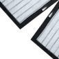 Plasa de tantari magnetica pentru usa, prindere velcro, 80x90x100 - 210x220 cm, negru