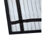 Plasa de tantari magnetica pentru usa, prindere velcro, 80x90x100 - 210x220 cm, negru
