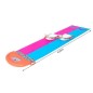 Tobogan dublu gonflabil pentru copii, 2 saltele lama, lungime 4,88 m, multicolor Tobogan dublu gonflabil pentru copii, 2 saltele lama, lungime 4,88 m, multicolor