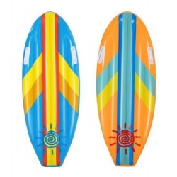 Placa surf gonflabila pentru copii, petic impermeabil inclus, 114x46cm, multicolor