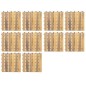Placi pavaj pardoseala lemn, set 10 bucati, 30x30x2,5 cm, maro