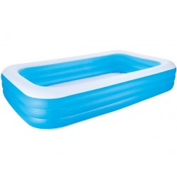 Piscina gonflabila dreptunghiulara, supape siguranta, petic inclus, 305x183x56 cm, capacitate 1161 L, PVC