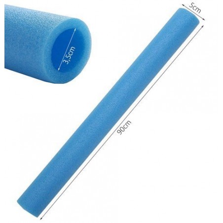 Husa protectie stalpi trambulina, universala, 90cm, burete moale, albastru