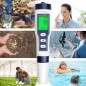 Tester electronic calitatea apei, pH si temperatura, ecran LCD, functie HOLD, ATC