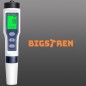 Tester electronic calitatea apei, pH si temperatura, ecran LCD, functie HOLD, ATC