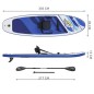 Placa SUP Hydro-Force, vasla, scaun, suport picioare, padela, pompa manuala, trusa reparatii, 305x84x12 cm Placa SUP Hydro-Force, vasla, scaun, suport picioare, padela, pompa manuala, trusa reparatii, 305x84x12 cm