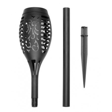 Lampa solara LED tip torta, 12 LED-uri, lumina calda, baterie incorporata, rezistenta intemperii, impermeabila