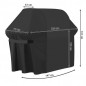 Husa pentru gratar 130x75x131 cm, rezistenta la apa si radiatii UV, negru Husa pentru gratar 130x75x131 cm, rezistenta la apa si radiatii UV, negru