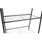 Suport cuier imbracaminte, 2 rafturi incaltaminte, metal, inaltime 153 cm Suport cuier imbracaminte, 2 rafturi incaltaminte, metal, inaltime 153 cm