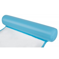Hamac gonflabil cu apa, forma ergonomica, 2 perne incluse, universal, 100x15x75cm, albastru