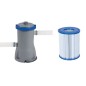 Set piscina gonflabila extensibila rotunda 20 in 1, accesorii, pompa, filtru, covoras, termometru, 4 tablete