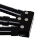 Dispozitiv intindere muschi picioare, 6 niveluri, pliabil, spuma/ABS, 11,5x56,5 - 99,5x7,5cm, negru