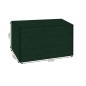 Husa protectie leagan gradina, inchidere fermoar, 215x150x145cm, verde
