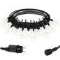 Ghirlanda LED decorativa, lumina alba-calda, 20 leduri, waterproof,  IP44, 10m