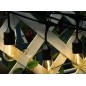 Ghirlanda decorativa cu LED-uri alb calde, IP44, lungime 660 cm, tensiune 220/240V