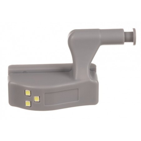 Lampa LED pentru dulap, 3 surse lumina rece, surub prindere, ABS
