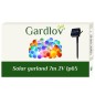 Ghirlanda decorativa solara, multicolor, 8 moduri iluminare, waterproof, lungime 6,7m, IP65