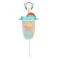 Jucarie interactiva de baie, 3 pestisori, cos cu plasa, ABS, multicolor