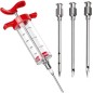 Seringa pentru marinat carne, reutilizabila, 3 ace incluse, 50ml, 7,7x23x3,5cm