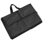 Organizator portbagaj, pliabil, prindere velcro, poliester, 25,5x37x26-52 cm, negru